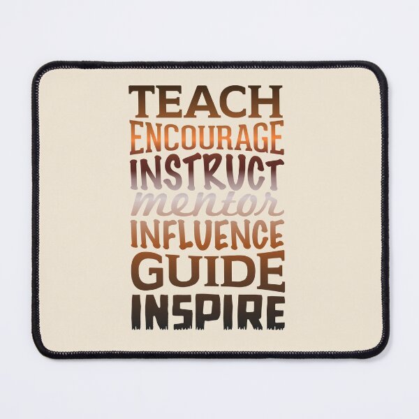 Item preview, teach encourage instruct designed and sold by manardesign.