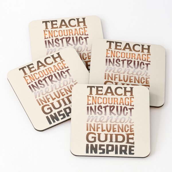 Item preview, teach encourage instruct designed and sold by manardesign.