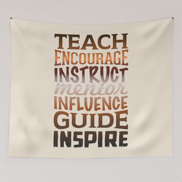 Item preview, teach encourage instruct designed and sold by manardesign.