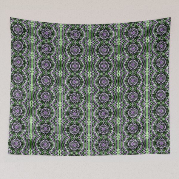 Item preview, Liquid Light Series #85 ~ Purple and Green Abstract Fractal Pattern designed and sold by Ascension Vibrations.