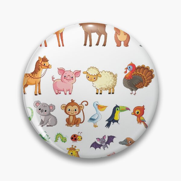Item preview, Cartoon Animal Sticket Sheet designed and sold by Maartje de Volder.