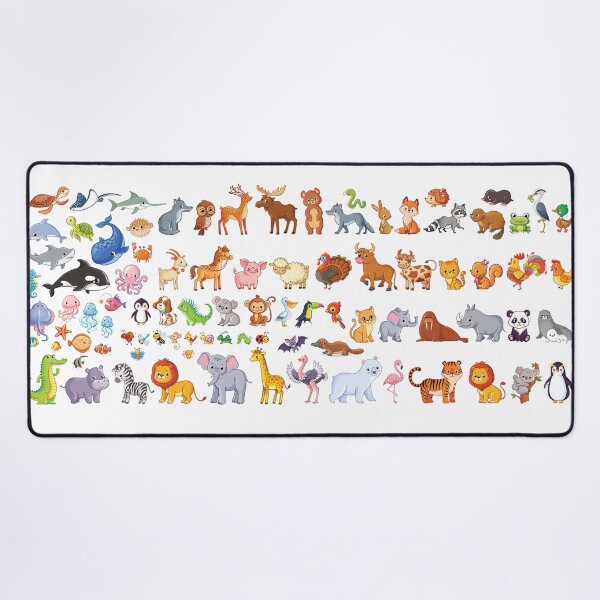 Item preview, Cartoon Animal Sticket Sheet designed and sold by Maartje de Volder.