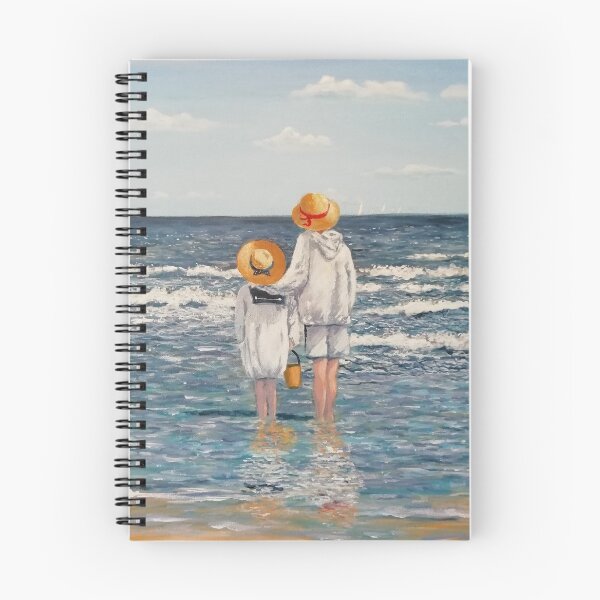 Item preview, Children At The Beach designed and sold by miniverdesigns.
