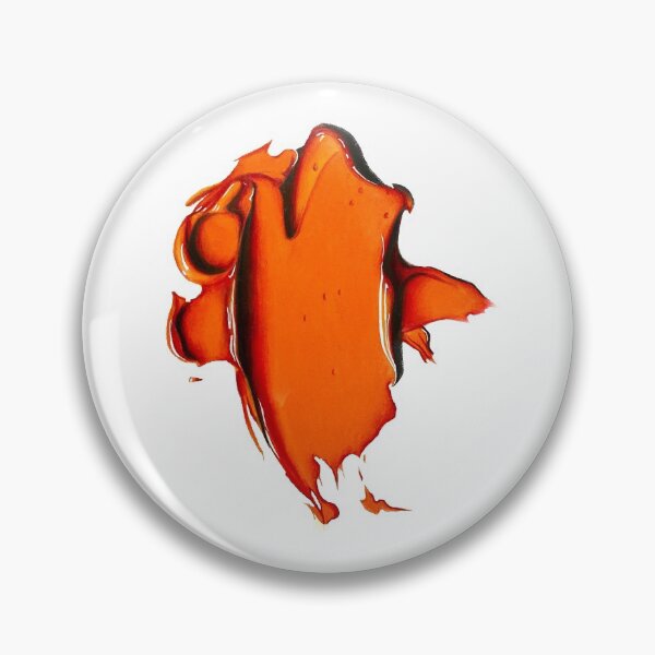 Item preview, Orange Paint Blob designed and sold by Haley Lin.