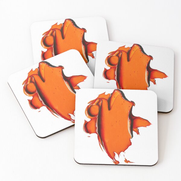 Item preview, Orange Paint Blob designed and sold by Haley Lin.