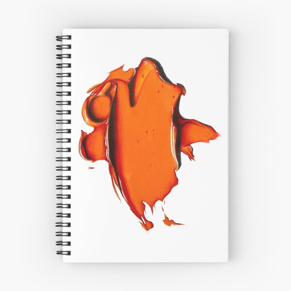Item preview, Orange Paint Blob designed and sold by Haley Lin.