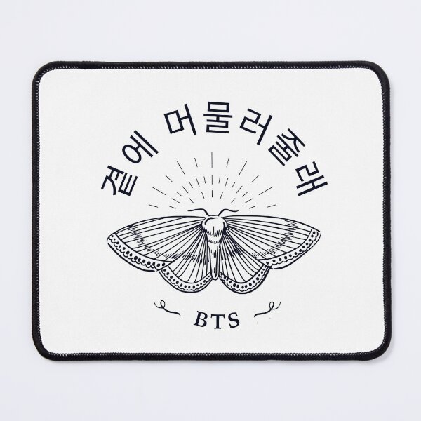 Item preview, BTS Butterfly Black Kpop designed and sold by Kdramaspot.