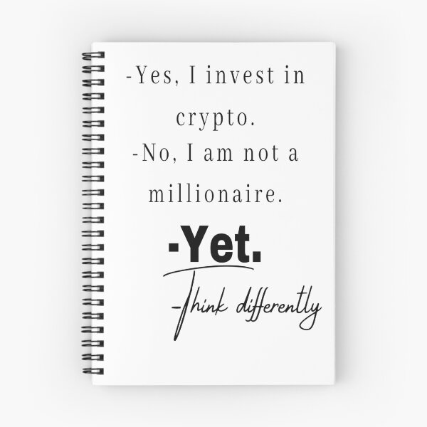 Item preview, Crypto - Yes I Invest in Crypto Think Differently designed and sold by JackLamel.