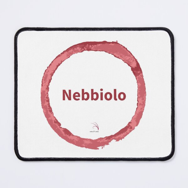 Item preview, Red wine circle stain - Nebbiolo designed and sold by wineandwords.