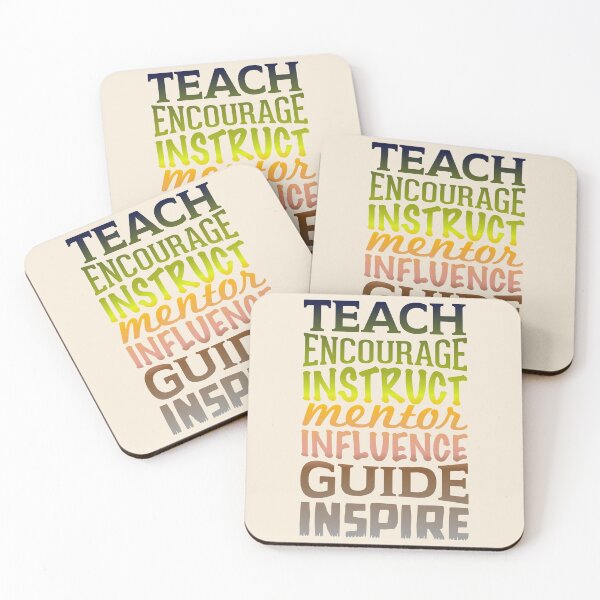 Item preview, teach encourage instruct designed and sold by manardesign.