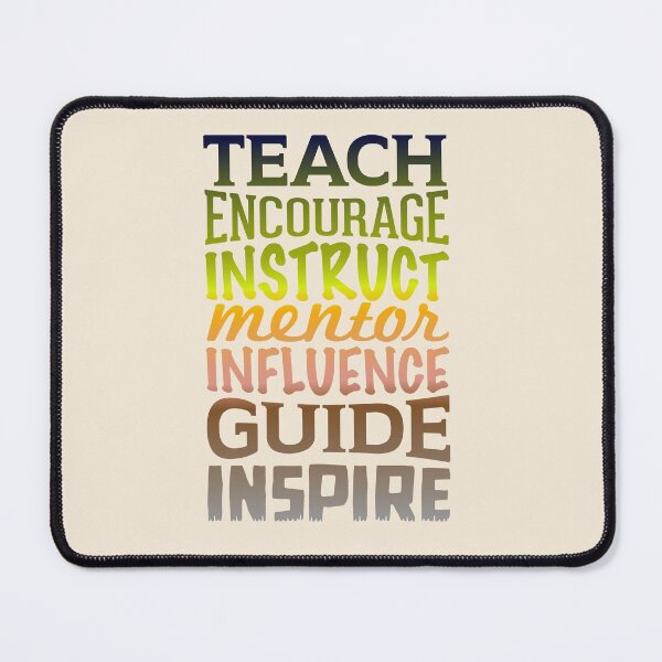 Item preview, teach encourage instruct designed and sold by manardesign.