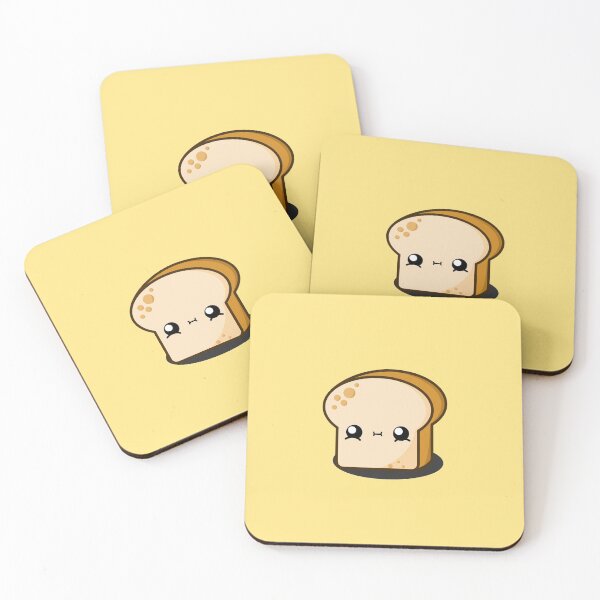 Item preview, Cute Cartoon Bread || Happy Toast || Toast designed and sold by cookingwithten.