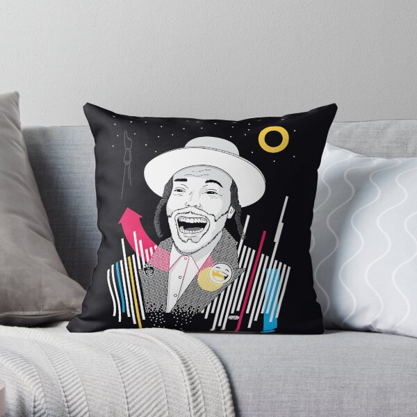 I can laugh - funny, smile | Modern and original jewish art Throw Pillow