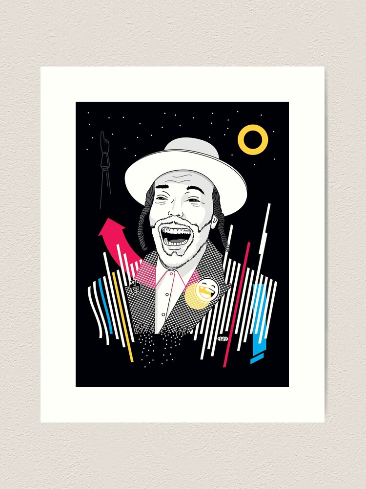 Thumbnail 2 of 3, Art Print, I can laugh - funny, smile | Modern and original jewish art designed and sold by SMIGONLINE.