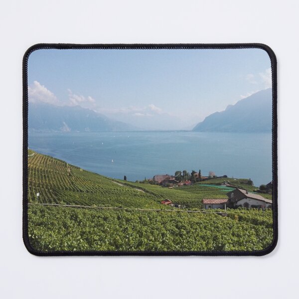 Item preview, Vaud vineyards overlooking Lake Geneva designed and sold by wineandwords.