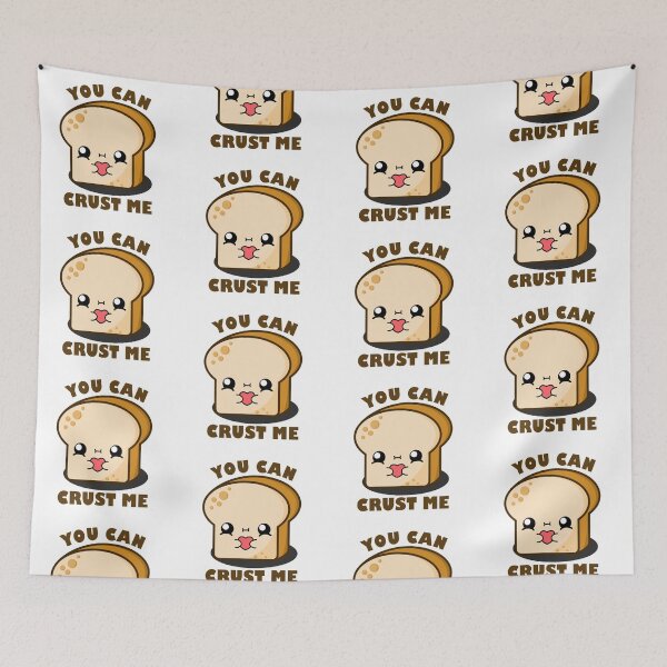 Item preview,  Cute Cartoon Bread || You Can Crust Me || Toast designed and sold by cookingwithten.