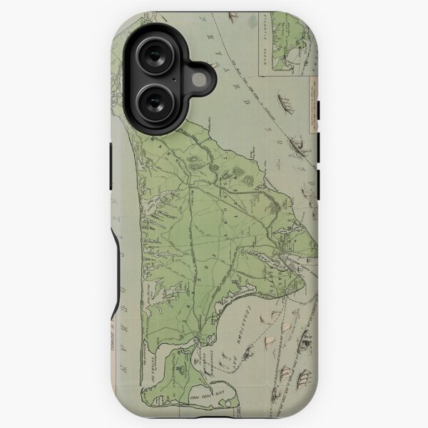 Item preview, Vintage Map of Marthas Vineyard (1913) designed and sold by BravuraMedia.
