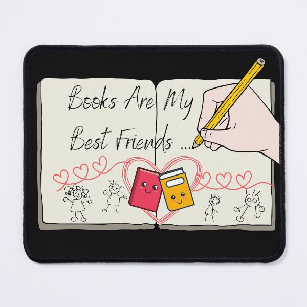 Item preview, Books are my best friends design designed and sold by LapuniStore.