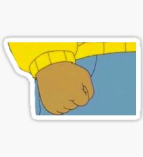Arthur Meme Sticker Sticker