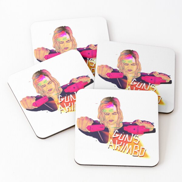 Item preview, Guns Akimbo Nix Glitch Portrait designed and sold by omnishamblesart.