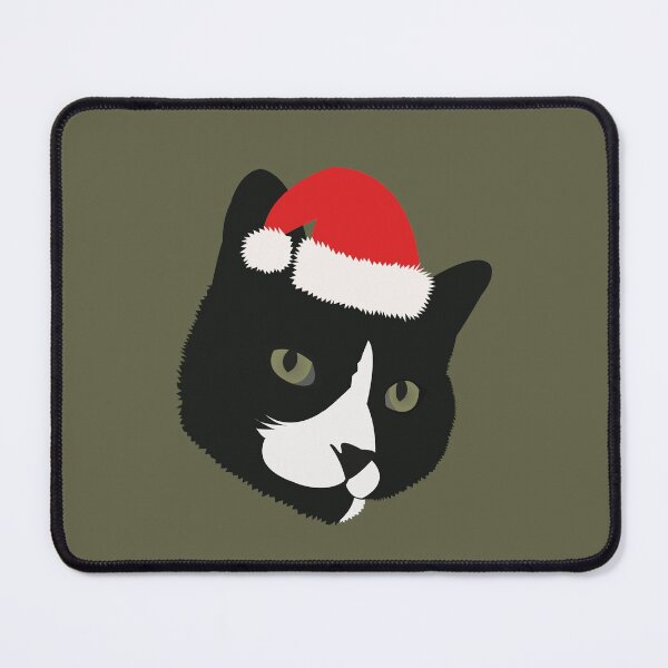 Item preview, Christmas Tuxedo Cat designed and sold by KCPetPortraits.