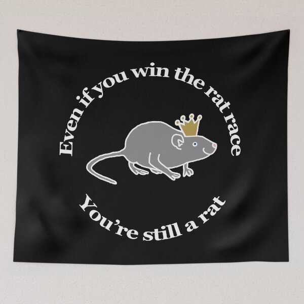 Item preview, Animals Quote Rat Race designed and sold by ellenhenry.
