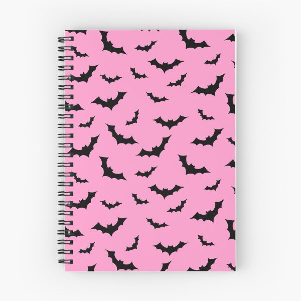 Aperçu de l'œuvre Motif Chauve-Souris Pastel - Noir & Rose créée et vendue par Studio-Ithelda.