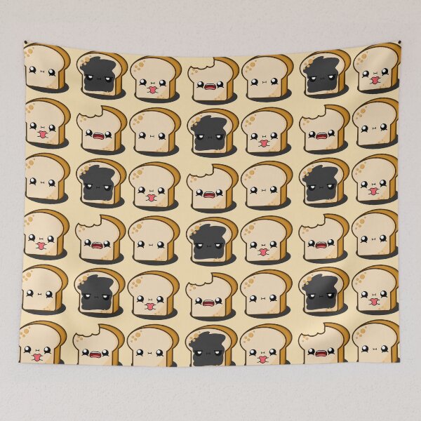 Item preview, Cute Cartoon Toast || Sticker Pack || Kawaii Bread designed and sold by cookingwithten.