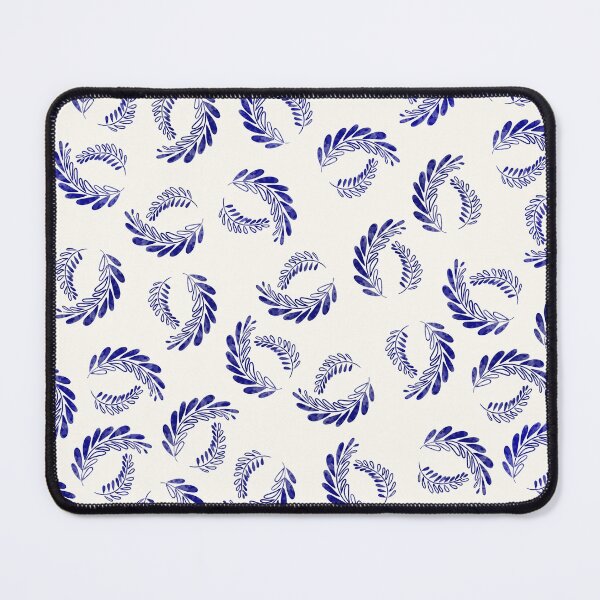 Item preview, Twigs with leaves blue designed and sold by Anna Ratkevich.