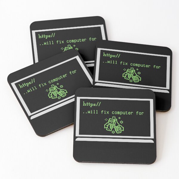 Item preview, WILL FIX COMPUTER FOR TACOS FUNNY COOL party designed and sold by Petartist.
