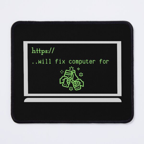 Item preview, WILL FIX COMPUTER FOR TACOS FUNNY COOL party designed and sold by Petartist.