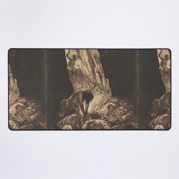 Artikelvorschau, Demonic cave vintage illustration entworfen und verkauft von Vintage Designs +.
