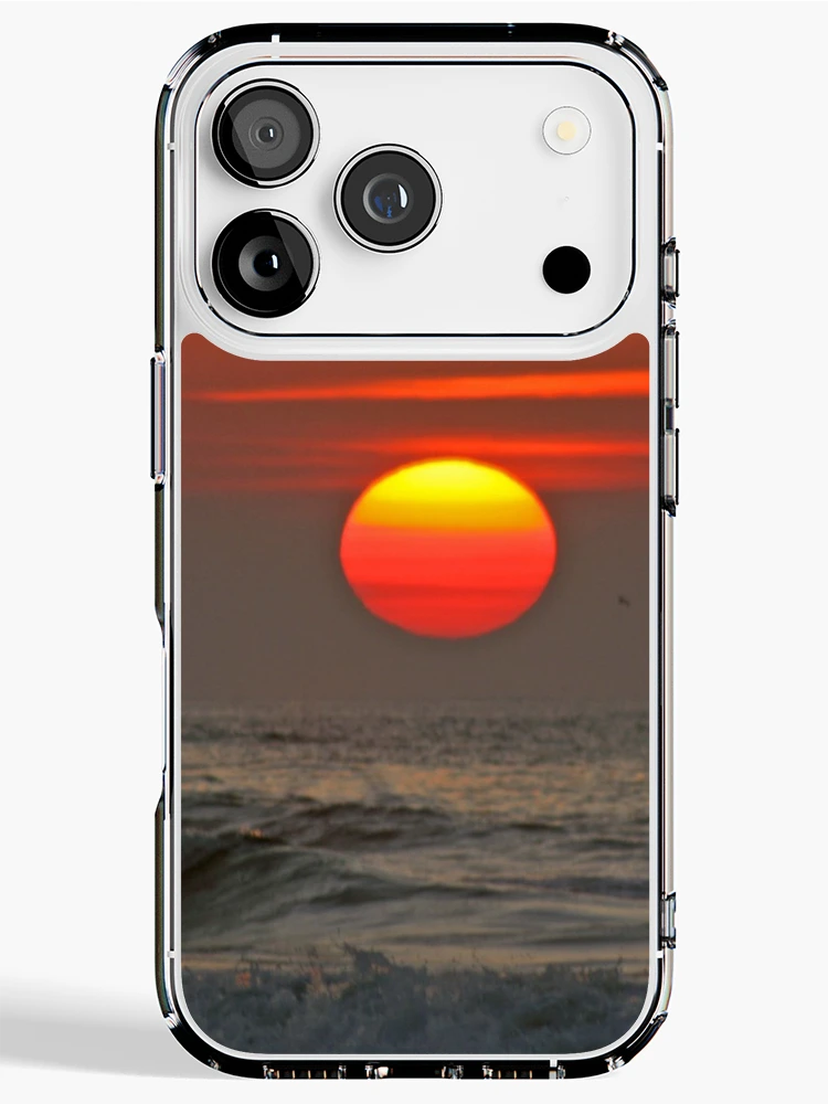 Thumbnail 1 of 5, iPhone Case, Red Sun Rising designed and sold by AnneDB.