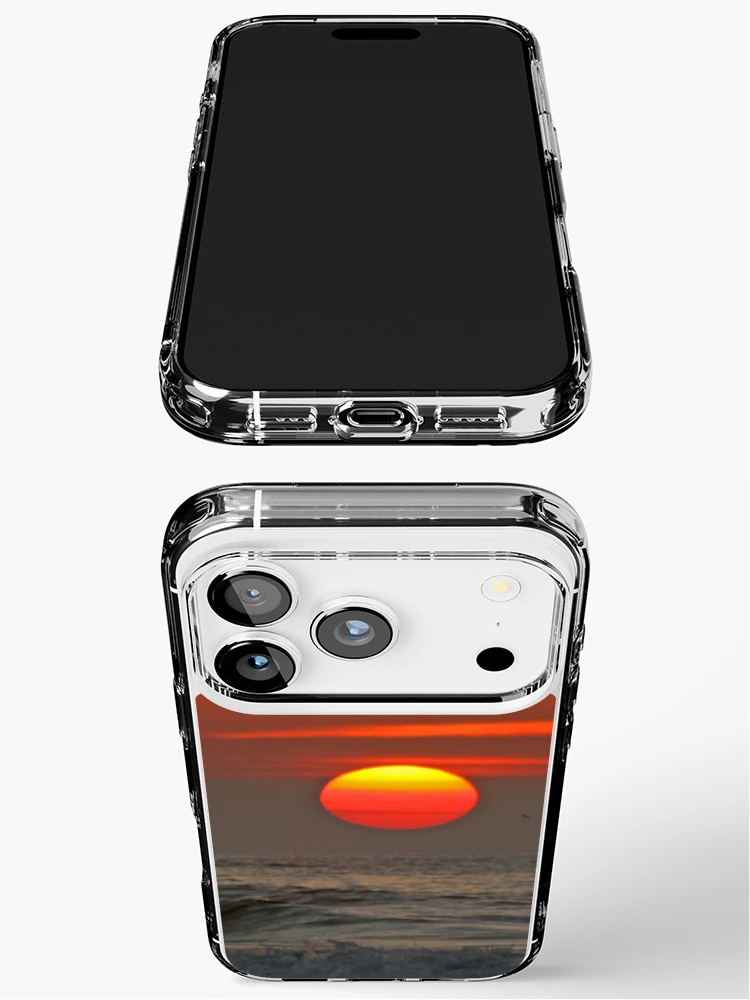 Thumbnail 3 of 5, iPhone Case, Red Sun Rising designed and sold by AnneDB.