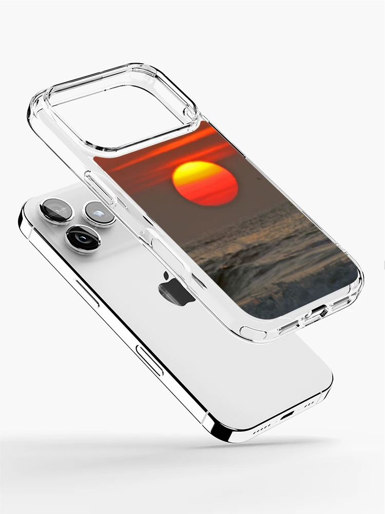 Thumbnail 2 of 5, iPhone Case, Red Sun Rising designed and sold by AnneDB.