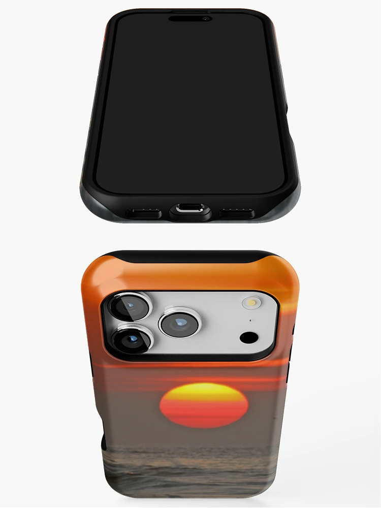Thumbnail 3 of 4, iPhone Case, Red Sun Rising designed and sold by AnneDB.