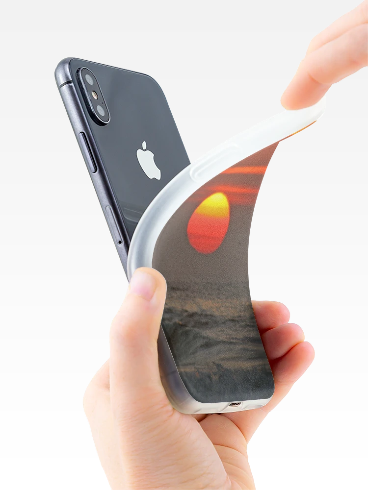 Thumbnail 4 of 5, iPhone Case, Red Sun Rising designed and sold by AnneDB.