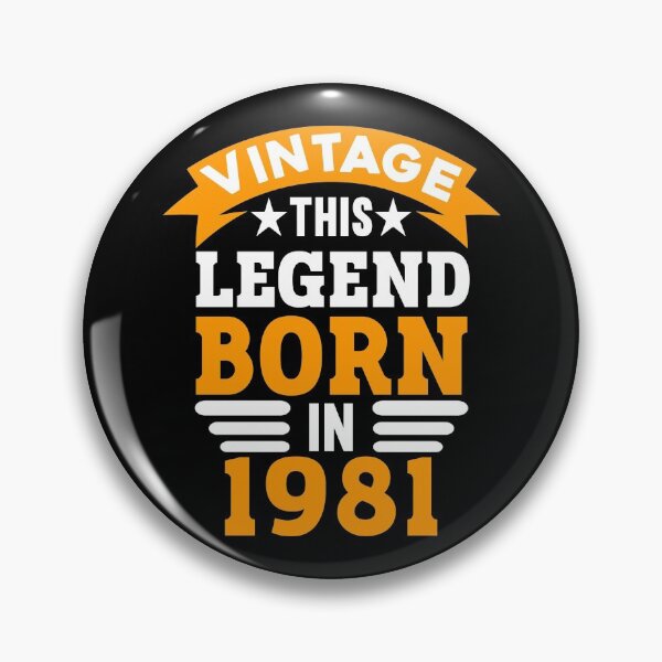Item preview, Vintage, Legends Born In 1981, 40th Birthday Gift  designed and sold by KGN  CREATIVITY.