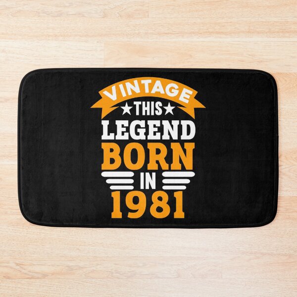 Item preview, Vintage, Legends Born In 1981, 40th Birthday Gift  designed and sold by KGN  CREATIVITY.
