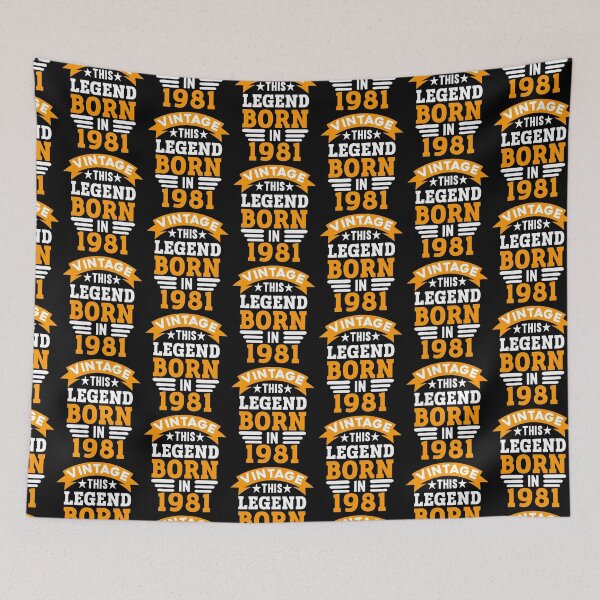 Item preview, Vintage, Legends Born In 1981, 40th Birthday Gift  designed and sold by KGN  CREATIVITY.