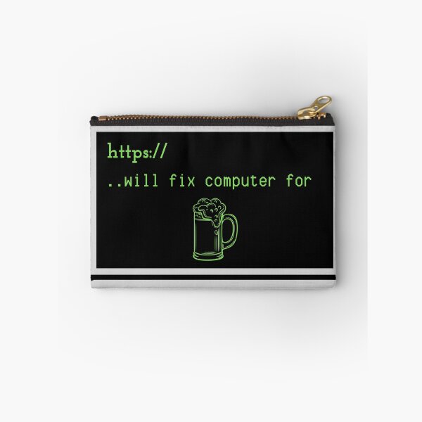 Item preview, WILL FIX COMPUTER FOR TACOS FUNNY COOL BEER PARTY designed and sold by Petartist.