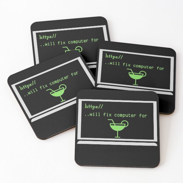 Item preview, WILL FIX COMPUTER FOR TACOS FUNNY COOL  JUS designed and sold by Petartist.