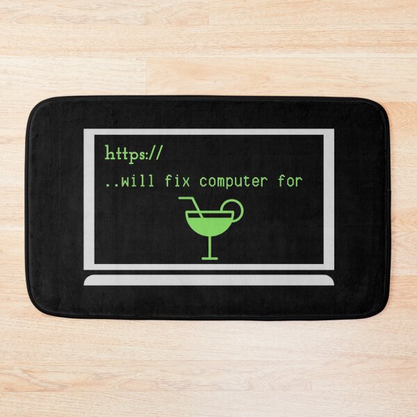 Item preview, WILL FIX COMPUTER FOR TACOS FUNNY COOL JUS designed and sold by Petartist.