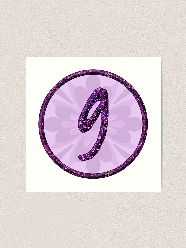 Number nine 9 purple numbers