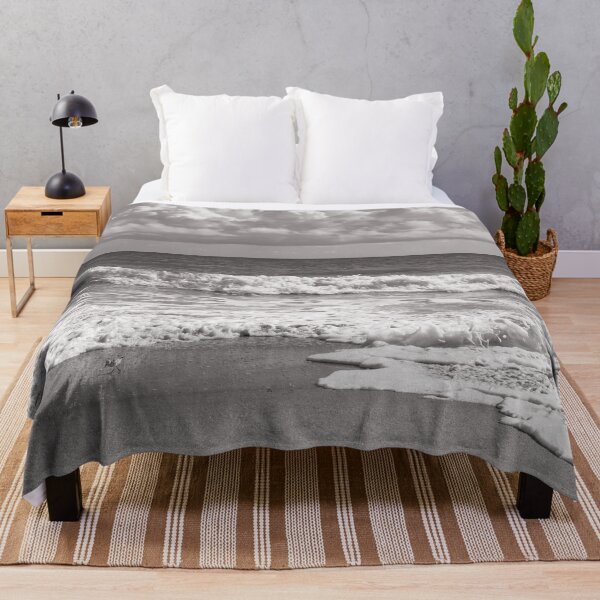Item preview, Ocean View From The Beach In Black And White designed and sold by Zina Stromberg.