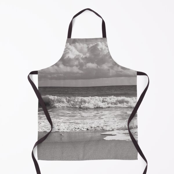 Item preview, Ocean View From The Beach In Black And White designed and sold by Zina Stromberg.