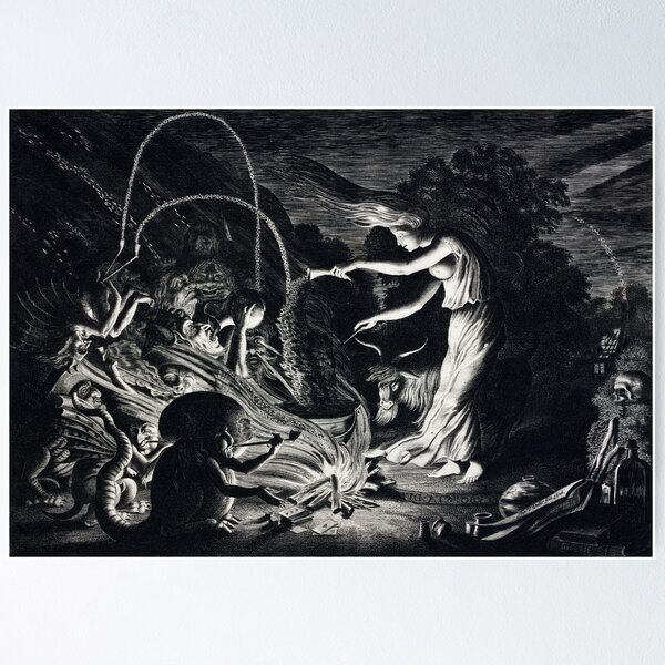 Item preview, The Witch (Night Piece) 1626 Jan van de Velde, Gothic Art Digitally Remastered designed and sold by CoolArtGeek.