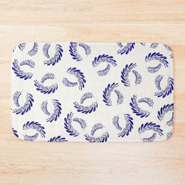 Item preview, Twigs with leaves blue designed and sold by Anna Ratkevich.