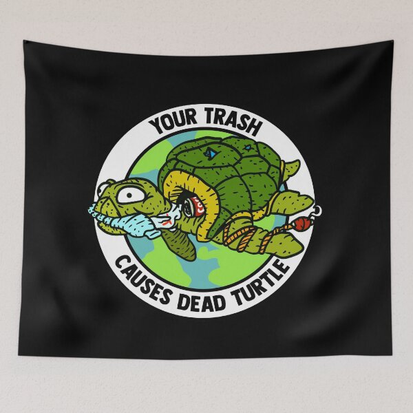 Item preview, endangered animals. plastic waste, pollution. environmental action pin badge. designed and sold by JJadx.