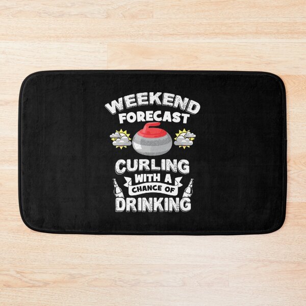 Item preview, Weekend Forecast, Curling and Drinking! Curler Long Sleeve designed and sold by stagnittae.